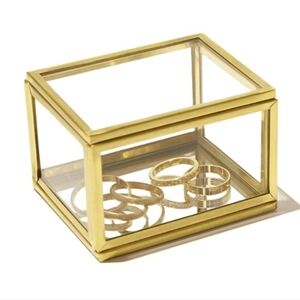 Ettika Gold Glass Jewelry‎ Box